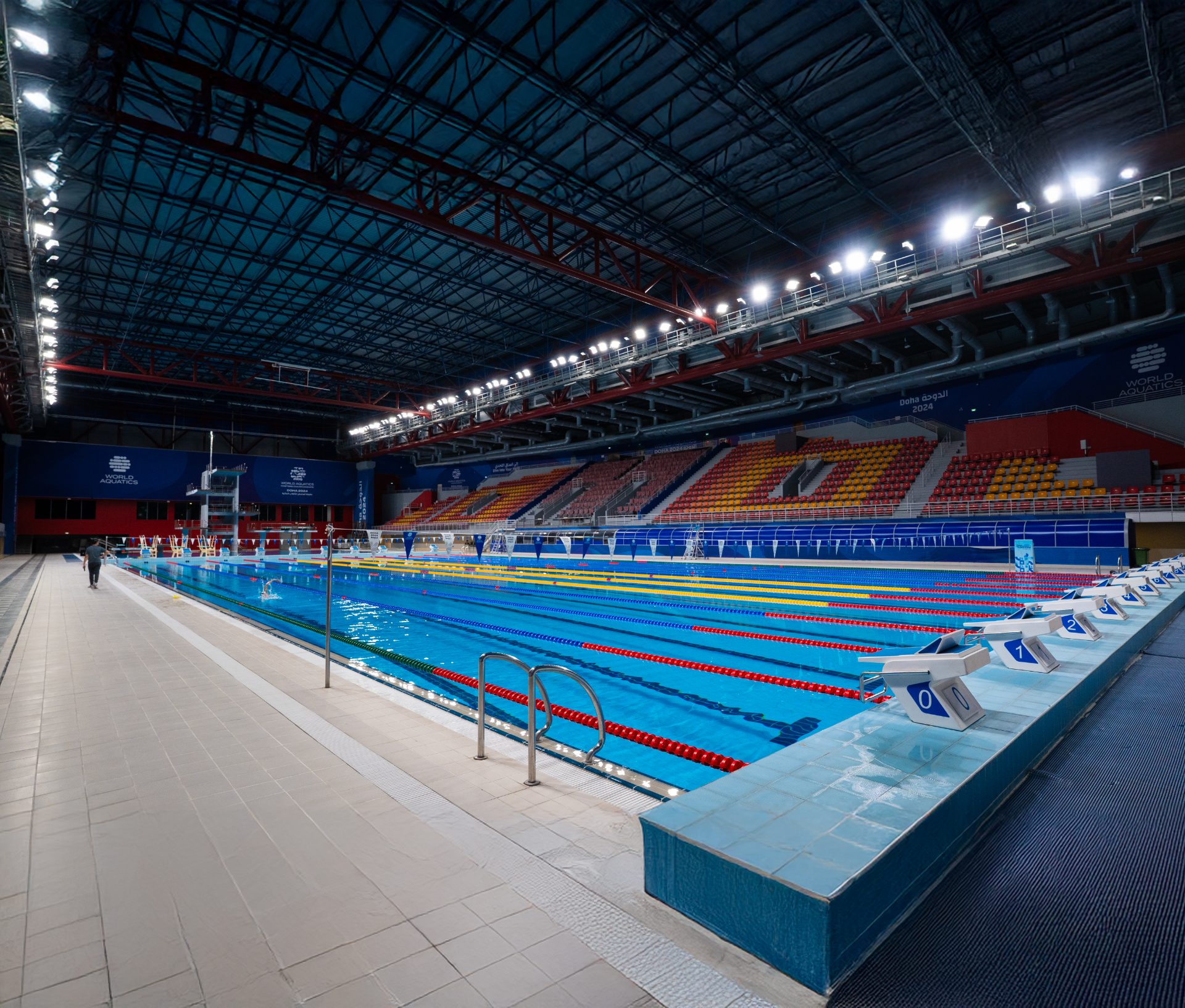 Hamad Aquatic Center, Aspire Zone, Doha