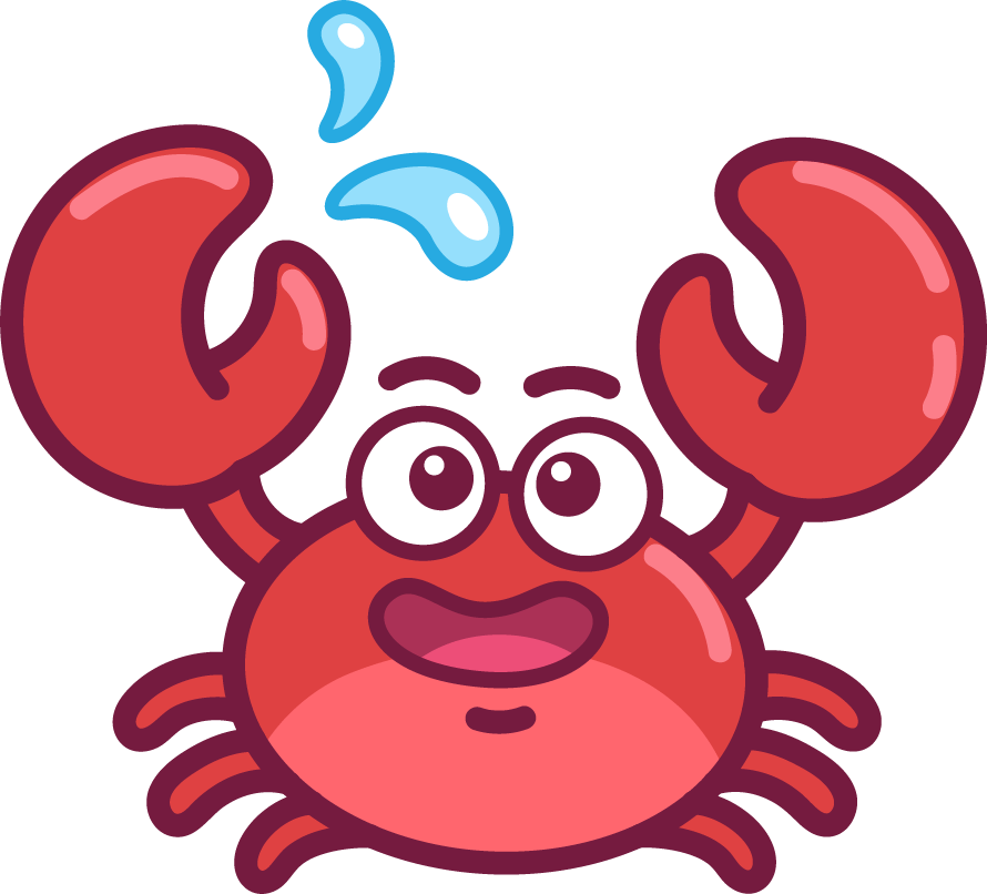 Clappy Crab mascot